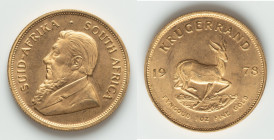 Republic gold Krugerrand (1 oz) 1978 AU, Pretoria mint, KM73. 32.7mm. 33.95gm. HID09801242017 © 2025 Heritage Auctions | All Rights Reserved www.HA.co...