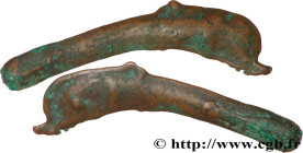 SARMATIA - OLBIA
Type : Dauphin 
Date : c. 500-400 AC. 
Mint name / Town : Olbia, Thrace 
Metal : bronze 
Diameter : 36  mm
Weight : 2,16  g.
Rarity :...