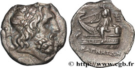 THESSALY - MAGNETES
Type : Tétrobole ou denier 
Date : c. 196-146 AC. 
Mint name / Town : Demetrias 
Metal : silver 
Diameter : 18  mm
Orientation die...