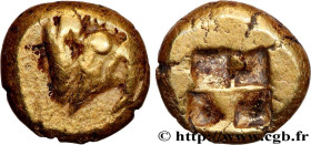 MYSIA – KYZIKOS / CYZICUS
Type : Hecté d’électrum 
Date : c. 600-550 AC. 
Mint name / Town : Cyzique, Mysie 
Metal : electrum 
Diameter : 10  mm
Weigh...