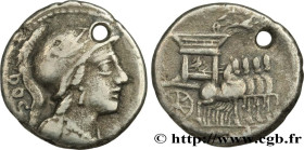 RUBRIA
Type : Denier 
Date : 87 AC. 
Mint name / Town : Rome 
Metal : silver 
Millesimal fineness : 950  ‰
Diameter : 18  mm
Orientation dies : 9  h.
...