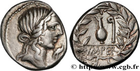 CAECILIA
Type : Denier 
Date : 81 AC. 
Mint name / Town : Italie du Nord 
Metal : silver 
Millesimal fineness : 950  ‰
Diameter : 17  mm
Orientation d...
