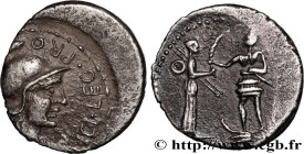 POMPEY THE YOUNGER
Type : Denier 
Date : c. 46-45 AC. 
Mint name / Town : Cordoue 
Metal : silver 
Millesimal fineness : 950  ‰
Diameter : 19,5  mm
Or...