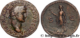 DOMITIANUS
Type : As 
Date : 77-78 
Mint name / Town : Lyon 
Metal : copper 
Diameter : 27  mm
Orientation dies : 6  h.
Weight : 9,15  g.
Rarity : R2 ...