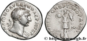 TRAJANUS
Type : Denier 
Date : 107 
Mint name / Town : Rome 
Metal : silver 
Millesimal fineness : 900  ‰
Diameter : 18,5  mm
Orientation dies : 7  h....