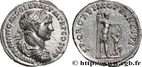 TRAJANUS
Type : Denier 
Date : 107 
Mint name / Town : Rome 
Metal : silver 
Millesimal fineness : 900  ‰
Diameter : 18  mm
Orientation dies : 6  h.
W...