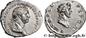 TRAJANUS
Type : Denier 
Date : 117 
Mint name / Town : Rome 
Metal : silver 
Millesimal fineness : 900  ‰
Diameter : 18  mm
Orientation dies : 7  h.
W...