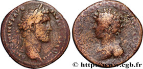 ANTONINUS PIUS and MARCUS AURELIUS CAESAR
Type : Sesterce 
Date : 141 
Mint name / Town : Rome 
Metal : copper 
Diameter : 33,5  mm
Orientation dies :...
