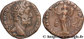 COMMODUS
Type : Sesterce 
Date : 190 
Mint name / Town : Rome 
Metal : copper 
Diameter : 28  mm
Orientation dies : 6  h.
Weight : 24,17  g.
Rarity : ...