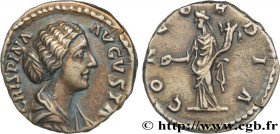 CRISPINA
Type : Denier 
Date : 180-182 
Mint name / Town : Rome 
Metal : silver 
Millesimal fineness : 750  ‰
Diameter : 17,5  mm
Orientation dies : 6...