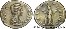 JULIA DOMNA
Type : Denier 
Date : 202-203 
Mint name / Town : Laodicée 
Metal : silver 
Millesimal fineness : 500  ‰
Diameter : 18  mm
Orientation die...