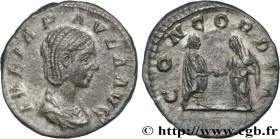 JULIA PAULA
Type : Denier 
Date : 219-220 
Mint name / Town : Rome 
Metal : silver 
Millesimal fineness : 500  ‰
Diameter : 18,5  mm
Orientation dies ...