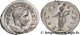 GORDIAN III
Type : Denier 
Date : mi 
Date : 240 
Mint name / Town : Rome 
Metal : billon 
Millesimal fineness : 450  ‰
Diameter : 19,5  mm
Orientatio...
