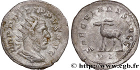 PHILIPPUS
Type : Antoninien 
Date : 248 
Mint name / Town : Rome 
Metal : billon 
Millesimal fineness : 450  ‰
Diameter : 23,5  mm
Orientation dies : ...