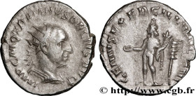 TRAJAN DECIUS
Type : Antoninien 
Date : 250 
Mint name / Town : Rome 
Metal : billon 
Millesimal fineness : 400  ‰
Diameter : 21  mm
Orientation dies ...