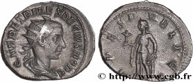 HERENNIUS ETRUSCUS
Type : Antoninien 
Date : 250 
Mint name / Town : Rome 
Metal : billon 
Millesimal fineness : 400  ‰
Diameter : 19  mm
Orientation ...