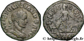 VOLUSIAN
Type : As 
Date : an 12 
Mint name / Town : Viminacium, Mésie Supérieure 
Metal : copper 
Diameter : 26,5  mm
Orientation dies : 6  h.
Weight...