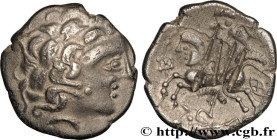 GALLIA - AULERCI DIABLINTES (Area of Jublain)
Type : Statère de billon au personnage allongé 
Date : Ier siècle avant J.-C. 
Mint name / Town : Mayenn...