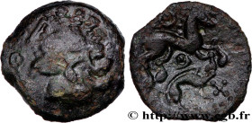 GALLIA - AULERCI EBUROVICES (Area of Évreux)
Type : Bronze au cheval et au sanglier 
Date : c. 60-30 AC. 
Mint name / Town : Évreux (27) 
Metal : bron...