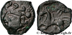 GALLIA - AULERCI EBUROVICES (Area of Évreux)
Type : Bronze au cheval et à l’oiseau 
Date : c. 50-40 AC. 
Mint name / Town : Évreux (27) 
Metal : bronz...