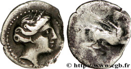 EMPORION and Celtic imitations (AMPURIAS)
Type : Obole au pégase, Emporia 
Date : c. 240-212 AC. 
Metal : silver 
Diameter : 10,5  mm
Orientation dies...