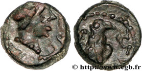 MASSALIA - MARSEILLE
Type : Petit bronze à l’aigle 
Date : après 49 AC. 
Mint name / Town : Marseille (13) 
Metal : bronze 
Diameter : 13  mm
Orientat...