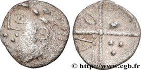 GALLIA - SOUTH WESTERN GAUL - RUTENI (Area of Rodez)
Type : Obole à la croix, S. 416 et 428, du type de Grabels 
Date : Ier siècle avant J.-C. 
Metal ...