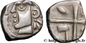 GALLIA - SOUTH WESTERN GAUL - VOLCÆ TECTOSAGES (Area of Toulouse)
Type : Drachme “à la tête cubiste”, S. 1 
Date : Ier siècle av. J.-C 
Metal : silver...