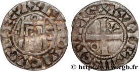 LOUIS VI "THE FAT"
Type : Denier 
Date : c. 1110-1130 
Date : s.m. 
Mint name / Town : Orléans 
Metal : silver 
Diameter : 19  mm
Orientation dies : 1...