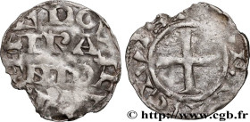 LOUIS VII THE YOUNG
Type : Denier parisis, 1er type 
Date : n.d. 
Mint name / Town : Paris 
Metal : silver 
Diameter : 19,5  mm
Orientation dies : 10 ...