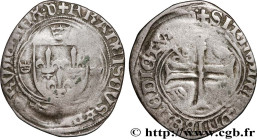FRANCIS I
Type : Grand blanc à la couronne, 1er type 
Date : 23/01/1515 
Date : n.d. 
Mint name / Town : Villefranche-de-Rouergue 
Metal : billon 
Mil...