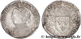 CHARLES IX
Type : Teston, 2e type 
Date : MDLXII 
Date : 1562 
Mint name / Town : La Rochelle 
Quantity minted : 62832 
Metal : silver 
Millesimal fin...