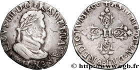 HENRY IV
Type : Demi-franc, type de Limoges 
Date : 1606 
Mint name / Town : Limoges 
Quantity minted : 36811 
Metal : silver 
Millesimal fineness : 8...