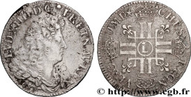 LOUIS XIV "THE SUN KING"
Type : Demi-écu aux huit L, 1er type 
Date : 1693 
Mint name / Town : Lille 
Metal : silver 
Millesimal fineness : 917  ‰
Dia...