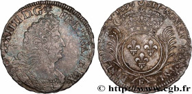 LOUIS XIV "THE SUN KING"
Type : Demi-écu aux palmes 
Date : 1696 
Mint name / Town : Tours 
Metal : silver 
Millesimal fineness : 917  ‰
Diameter : 34...