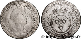 LOUIS XIV "THE SUN KING"
Type : Quart d'écu aux palmes 
Date : 1695 
Mint name / Town : Toulouse 
Metal : silver 
Millesimal fineness : 917  ‰
Diamete...