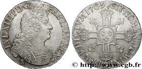 LOUIS XIV "THE SUN KING"
Type : Écu aux huit L, 2e type 
Date : 1709 
Mint name / Town : Rennes 
Quantity minted : 73884 
Metal : silver 
Millesimal f...
