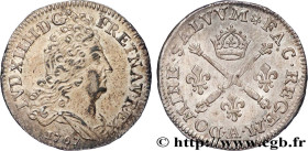 LOUIS XIV "THE SUN KING"
Type : 10 sols aux insignes 
Date : 1707 
Mint name / Town : Paris 
Quantity minted : 5915288 
Metal : silver 
Millesimal fin...