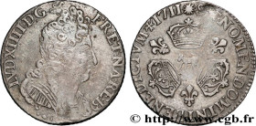 LOUIS XIV "THE SUN KING"
Type : Dixième d'écu aux trois couronnes 
Date : 1711 
Mint name / Town : Pau 
Quantity minted : 80000 
Metal : silver 
Mille...