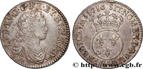 LOUIS XV THE BELOVED
Type : Demi-écu dit "vertugadin" 
Date : 1716 
Mint name / Town : Paris 
Metal : silver 
Millesimal fineness : 917  ‰
Diameter : ...