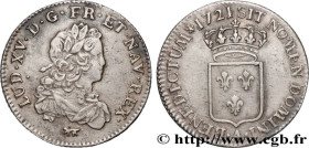 LOUIS XV THE BELOVED
Type : Tiers d'écu de France 
Date : 1721 
Mint name / Town : Paris 
Quantity minted : 2660213 
Metal : silver 
Millesimal finene...