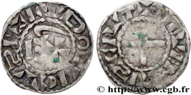 NIVERNAIS - COUNTY OF NEVERS - COINAGE IMMOBILIZED IN THE NAME OF LOUIS IV TRANSMARINUS
Type : Denier immobilisé au nom de Louis IV 
Date : c. 1000-10...
