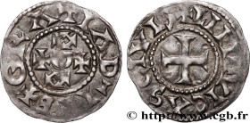LIMOUSIN - LIMOGES - COINAGE IMMOBILIZED IN THE NAME OF EUDES
Type : Denier 
Date : c. 1000 
Date : n.d. 
Mint name / Town : Limoges 
Metal : silver 
...