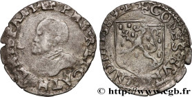 COUNTY OF BURGUNDY - PHILIP II OF SPAIN
Type : Carolus 
Date : 1589 
Mint name / Town : Dole 
Metal : billon 
Diameter : 21,5  mm
Orientation dies : 1...