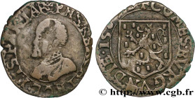 COUNTY OF BURGUNDY - PHILIP II OF SPAIN
Type : Carolus 
Date : 1589 
Mint name / Town : Dole 
Metal : billon 
Diameter : 20  mm
Orientation dies : 11 ...