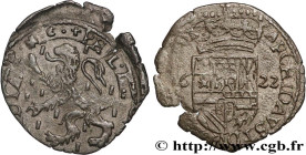 COUNTY OF BURGUNDY - PHILIP IV OF SPAIN
Type : Carolus au lion 
Date : 1622 
Mint name / Town : Dole 
Metal : silver 
Diameter : 20,5  mm
Orientation ...