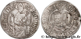 ALSACE - TOWN OF THANN
Type : Plappert 
Date : circa 1500 
Date : s.m. 
Mint name / Town : Thann 
Metal : billon 
Diameter : 23,5  mm
Orientation dies...