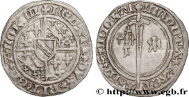 LORRAINE - DUCHY OF BAR - RENÉ I OF ANJOU 
Type : Demi-gros d'argent de Saint-Mihiel 
Date : c. 1422-1431 
Date : s.m. 
Mint name / Town : Saint-Mihie...