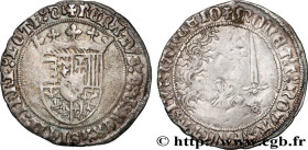 DUCHY OF LORRAINE - RENE II
Type : Gros 
Date : c. 1483-1500 
Date : s.m. 
Mint name / Town : Nancy 
Metal : silver 
Diameter : 23  mm
Orientation die...