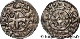 LORRAINE - HOLY EMPIRE and BISHOPRIC OF METZ - THIERRY I and OTTO I, or OTTO II or OTTO III 
Type : Denier 
Date : c. 973-984 
Date : n.d. 
Mint name ...